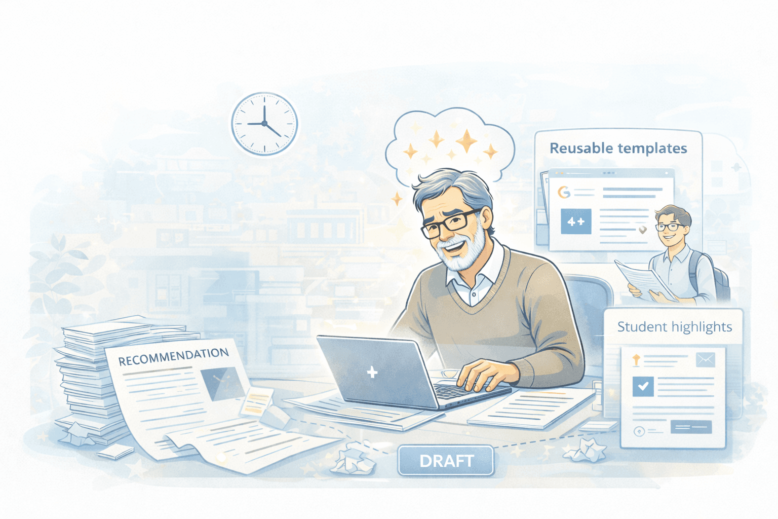 Faculty writing recommendation letters